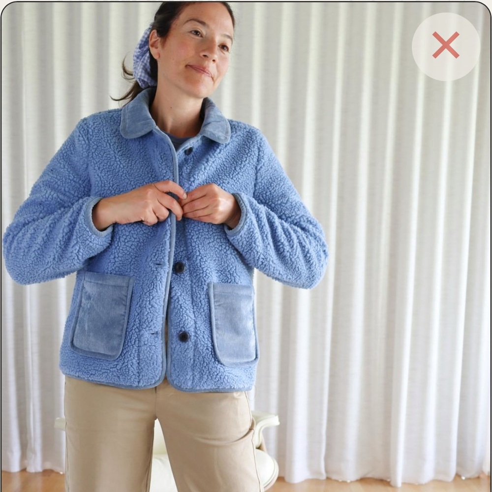 Alex Mill Light Blue Teddy Jacket